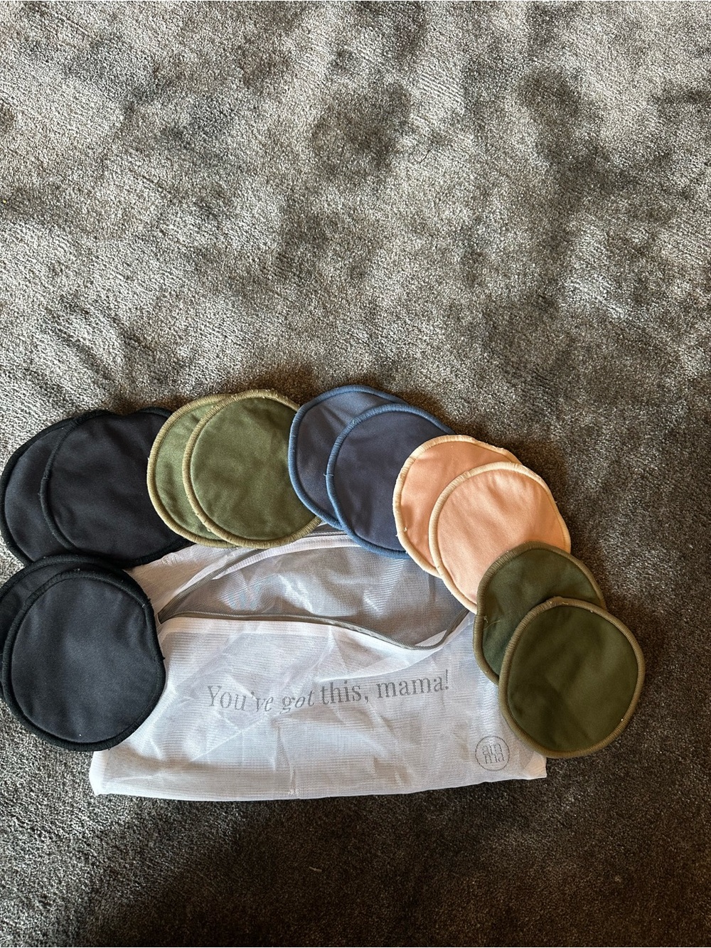 Reusable Nursing Pads - Multi Color Set